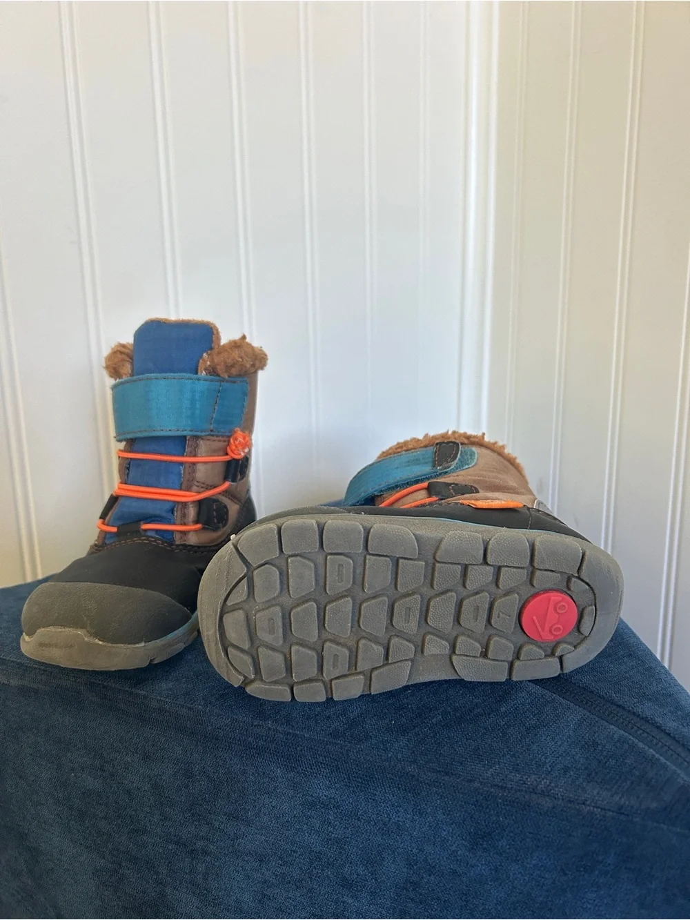 See Kai Run Kids Blue Teal Brown Orange Snow Boots